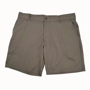 ADIDAS MEN'S CLIMALITE GOLF SHORTS KHAKI LIGHTWEIGHT & BREATHABLE - 40